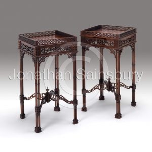 chippendale fret bedside table