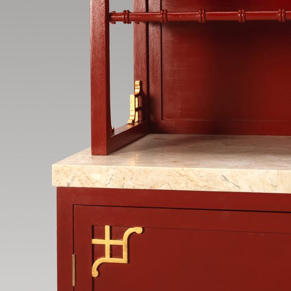 The Chinoiserie Pagoda Waterfall Bookcase - Image 4