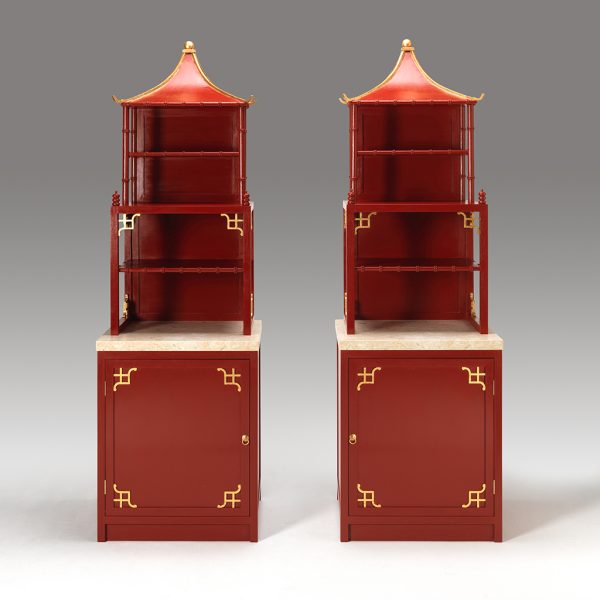 The Chinoiserie Pagoda Waterfall Bookcase - Image 2