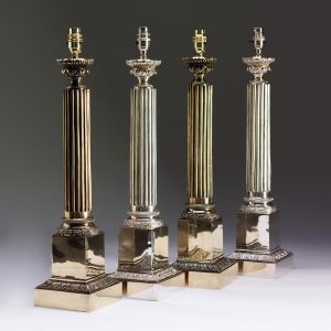 19th Century Column Lamp