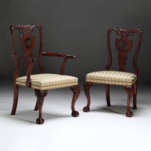 Irish Chippendale Dining Chair