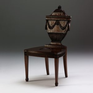 Hepplewhite Swag Hall Chair